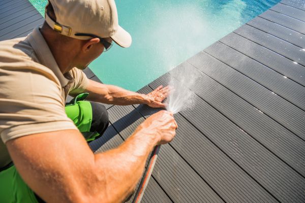 Pool Area Power Washing in Pleasant Grove